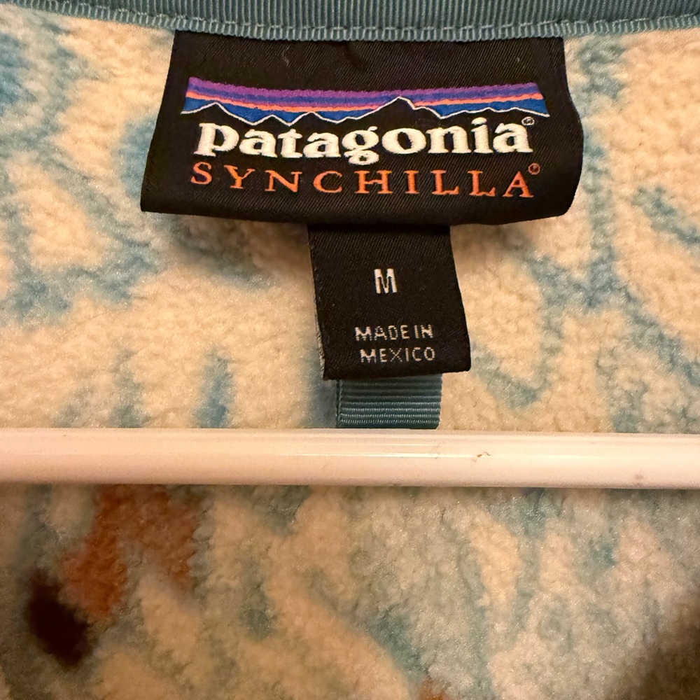 Patagonia Vintage Rare Owl Patterned Fleece Pullover - Picture 8 of 16